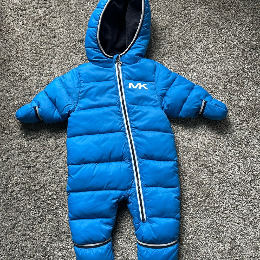 Michael Kors infant Blue One Piece Snowsuit